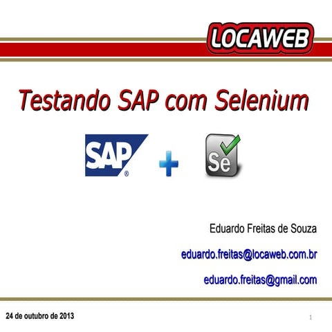 Testando SAP com Selenium