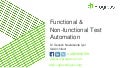 Functional and Non-functional Test automation