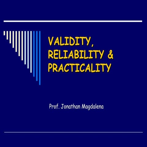 Test characteristics