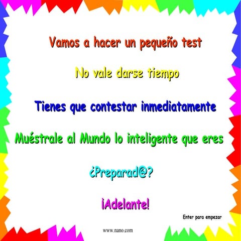 Testdeagilidadmental