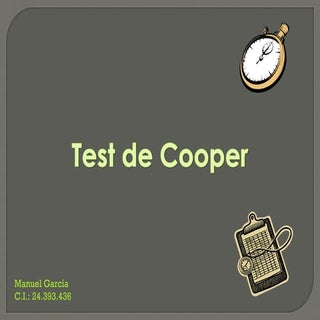Test de cooper. Prueba de resistenc...