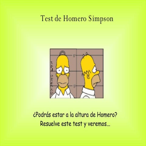 Testdehomero