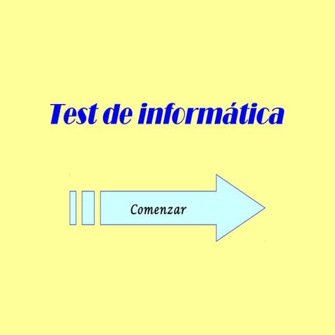 Test de informática! mireya | PPT