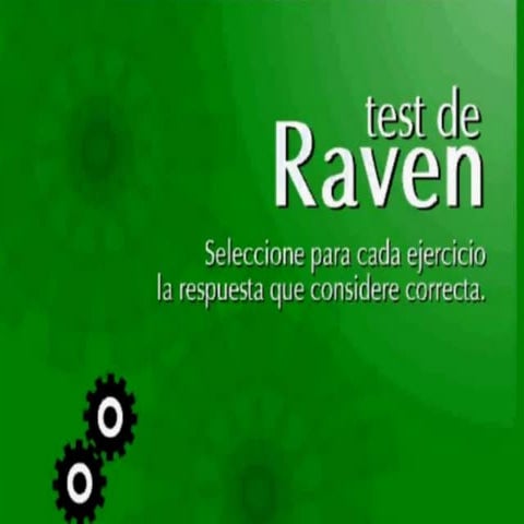Test de raven. escalas progresivas