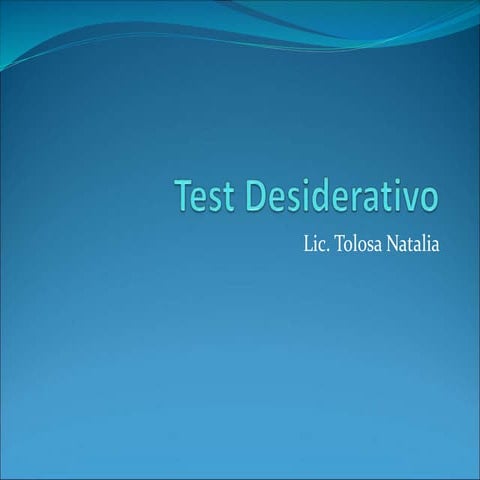 Test Desiderativo