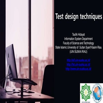 Test design techniques