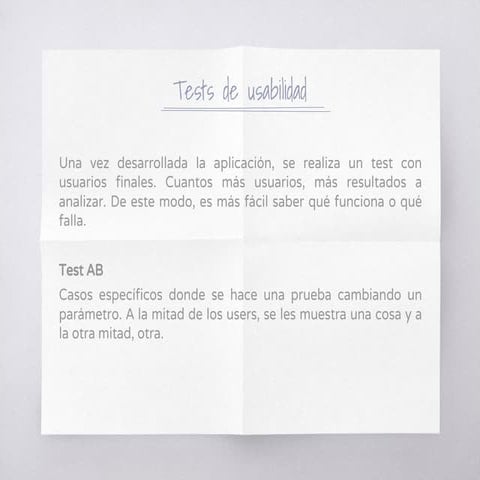 Test de usabilidad