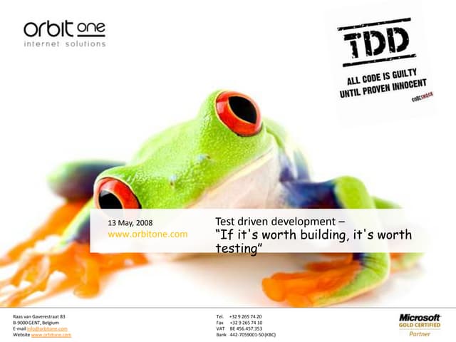 Test Driven Development