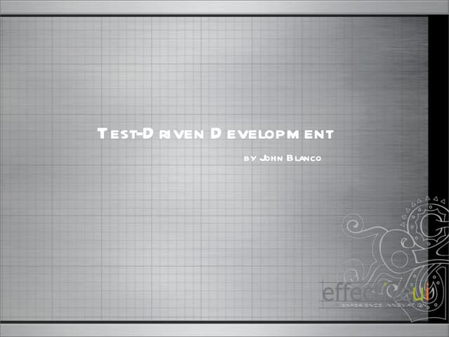 Test-Driven Development