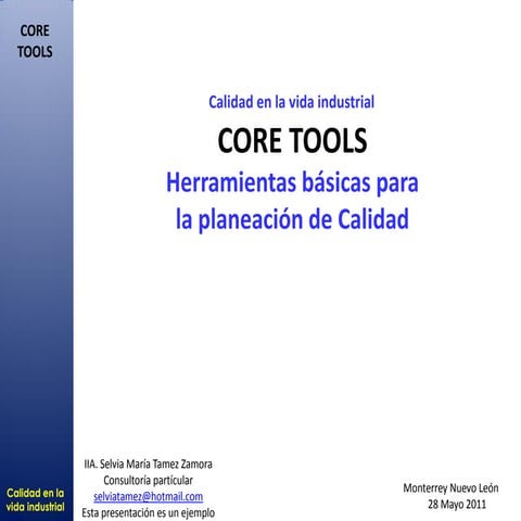 Introducción a Core Tools