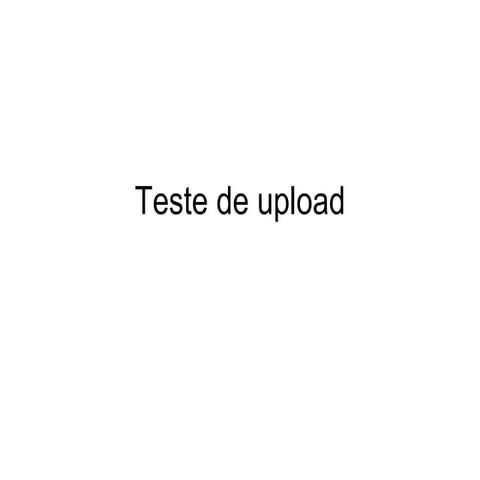 Upload test presentation | PDF