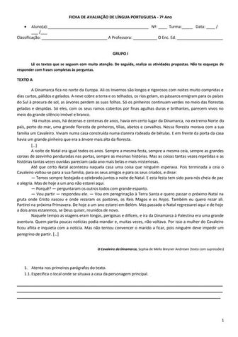 Teste cavaleiro da dinamarca 