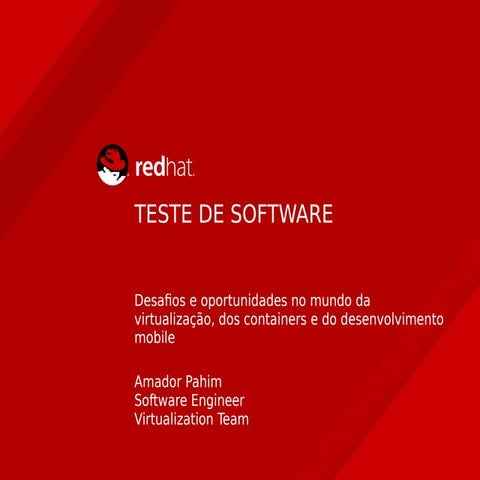 Teste de software Desafios e oportunidades no mundo da Virtualizacao, dos Con...