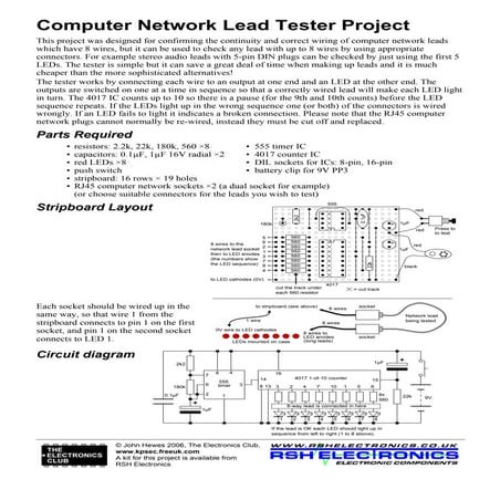Circuit For Continuity Tester