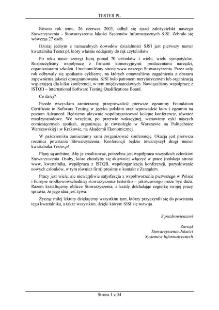 Tester.pl - Numer 1