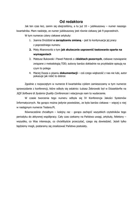Tester.pl - Numer 10