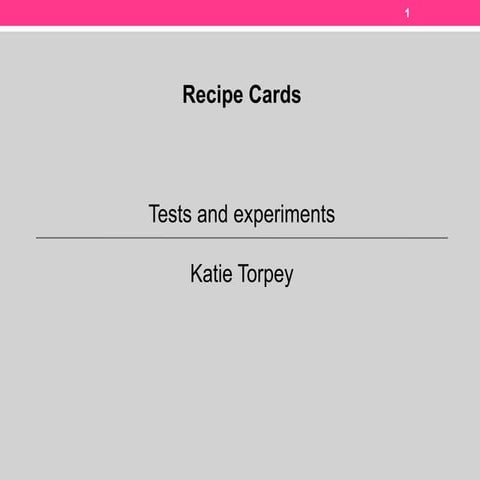 Tester cards evidence template | PPTX