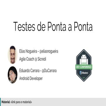 Testes de ponta a ponta