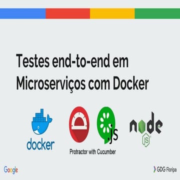 Testes de ui com docker DevFest2018 - GDG Floripa