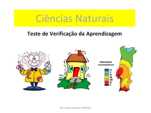 Teste Verificação Sismos
