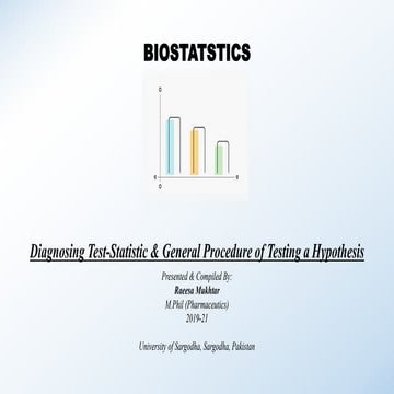 Test hypothesis & p-value