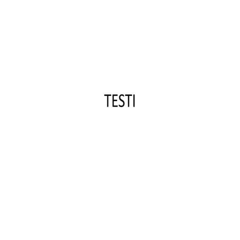 Testi | PPTX