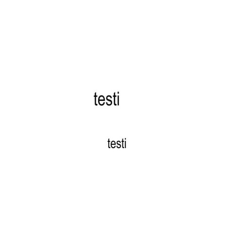 Pretest | PPTX