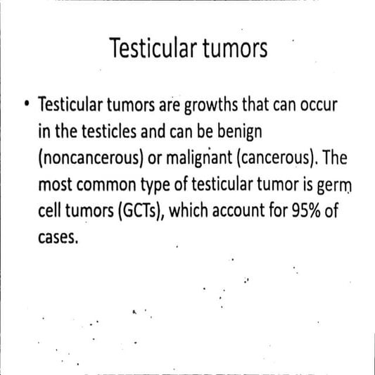 Benign Testicular Tumors - Surgical Aspect