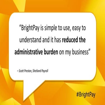 BrightPay Testimonials and Reviews