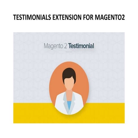 Testimonials extension for magento2