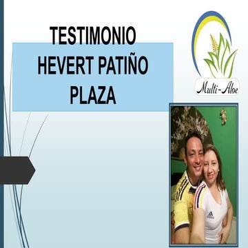 Testimonio hevert patiño plaza