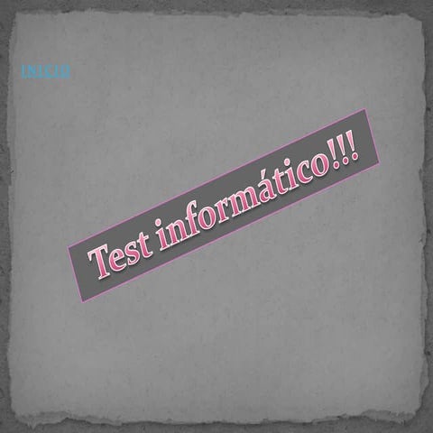 Test de informatica | PPTX