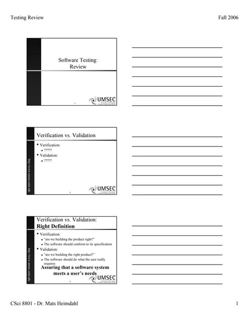 Testing review-3