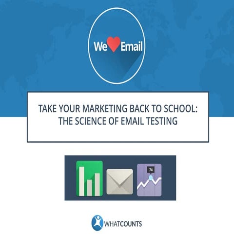 Take Your Marketing Back to School: The Science of Email Testing (slides)
