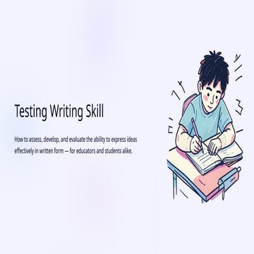 Testing-Writing -Skill. pptx v(LAC) | PPTX