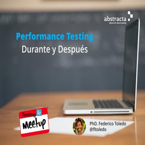 TestingAR V - Una Nueva Visión - Federico Toledo - Performance Durante y Des...