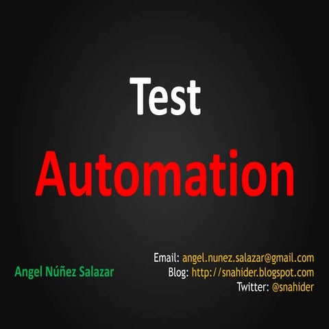 Test Automation .NET