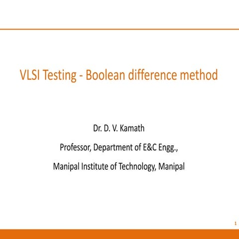 Testing boolean difference | PDF