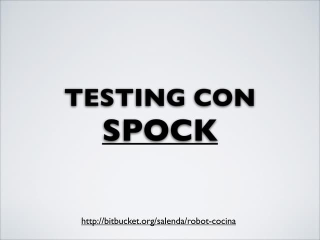 Testing con spock