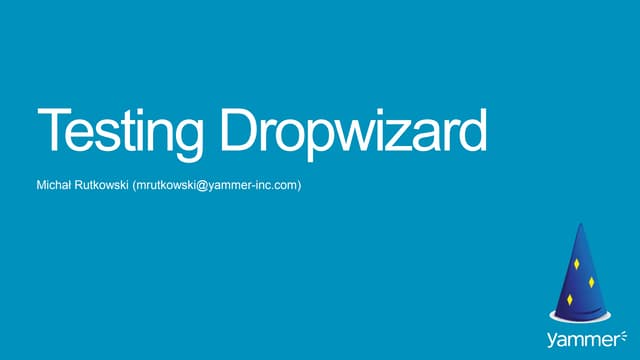 Integration testing dropwizard