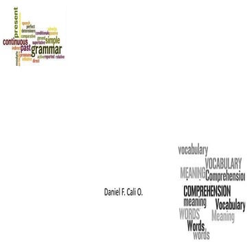 Testing grammar and vocabulary (1)