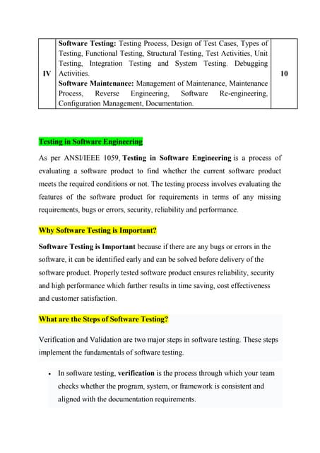 Testing in Software Engineering.docx