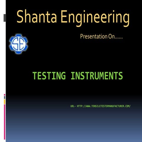 Testing instruments