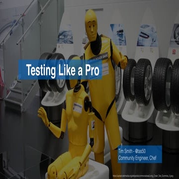 Testing Like a Pro - Chef Infrastructure Testing