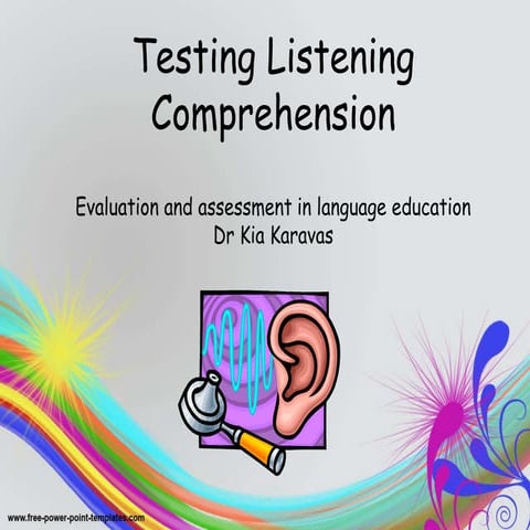 testing listening final.ppt
