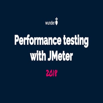 Performance testing with JMeter | PPT
