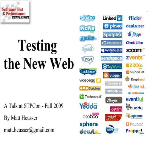 Testing The User Centric Web