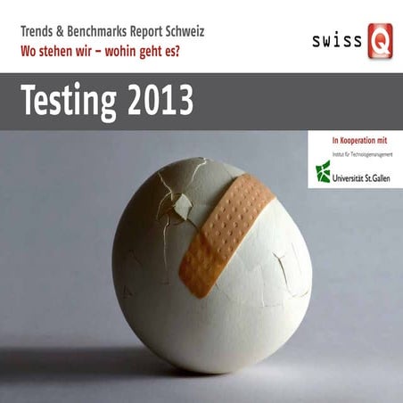 Testing Trends und Benchmarks 2013 De