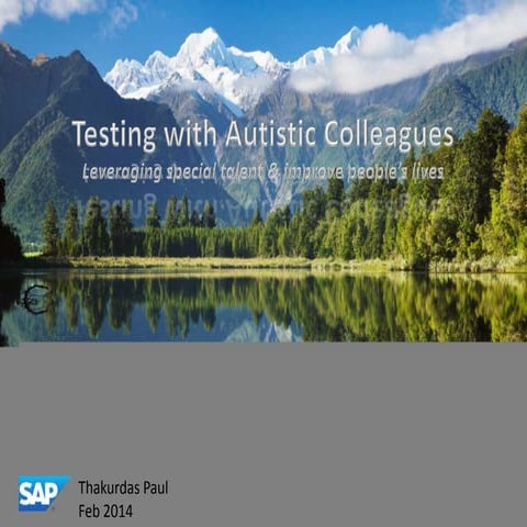 Testing with Autism_Techshare India 2014