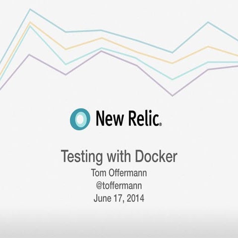 Testing with Docker